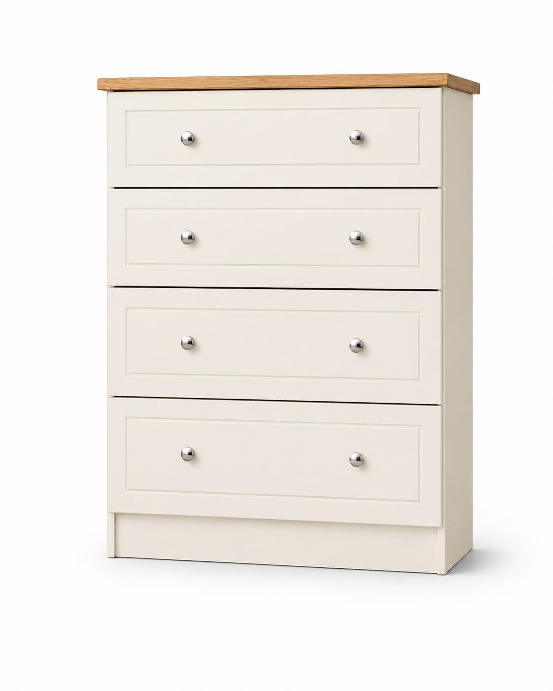 Millwood Stone White 4 Drawer Chest
