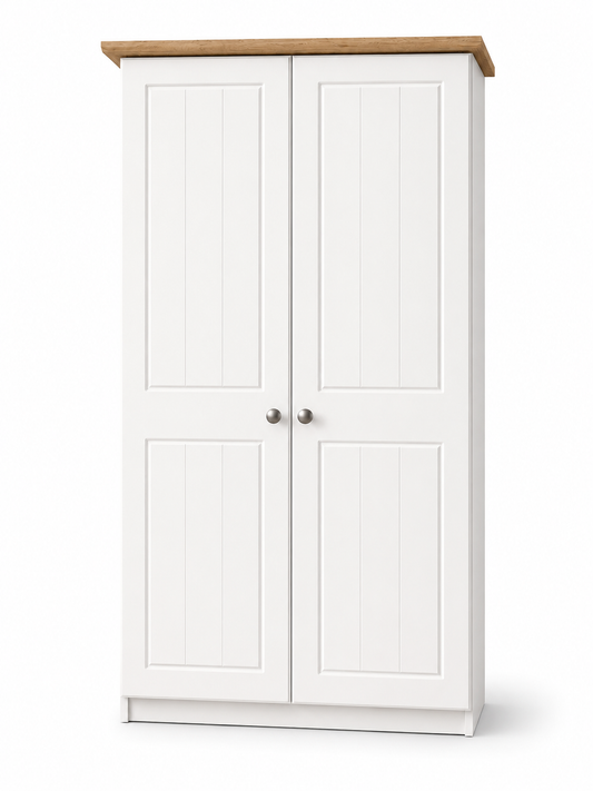 Millwood White Two Door Wardrobe