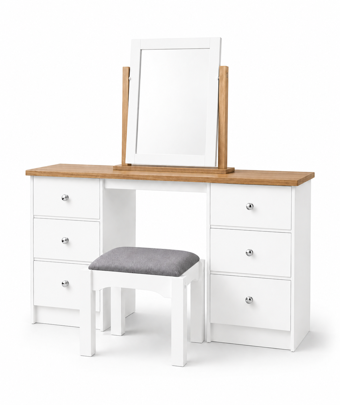 Millwood White Dressing Table Set