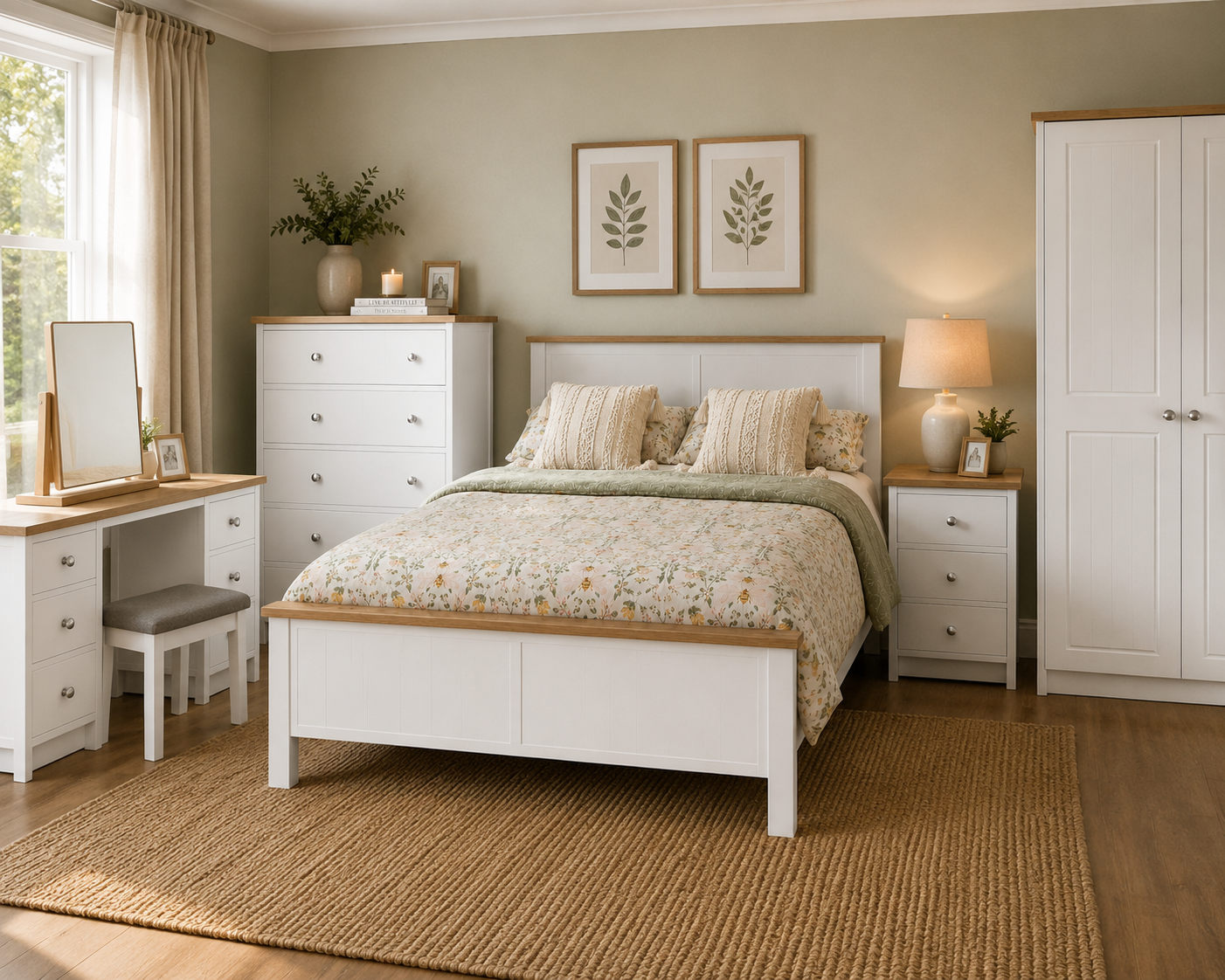 Millwood White 4 Drawer Chest