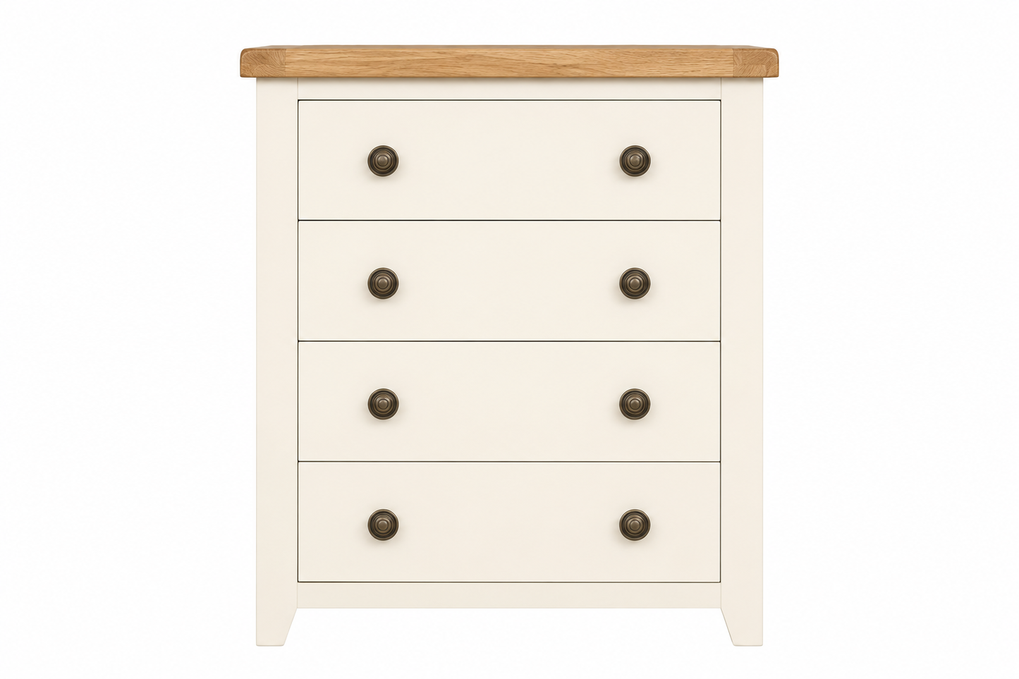Skellig Ivory Oak 4 Drawer Chest