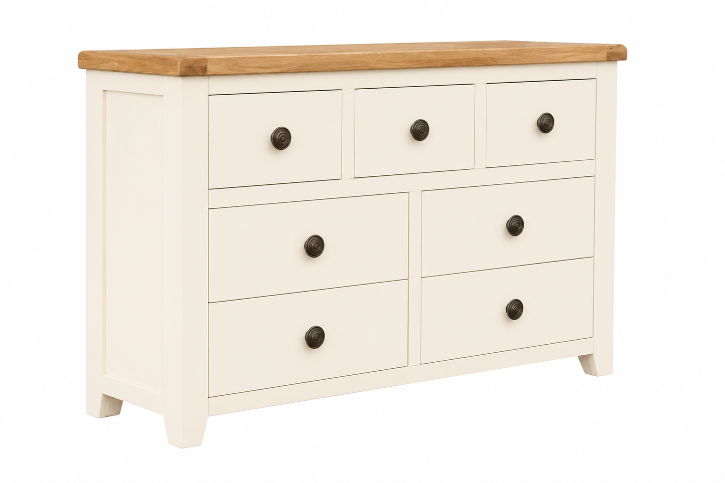 Skellig Ivory Oak 3 Over 4 Chest