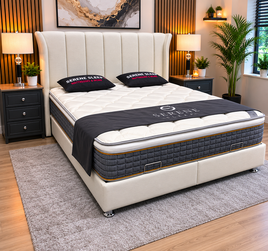 Kingsley Lotus Linen Gas Lift Storage Beds