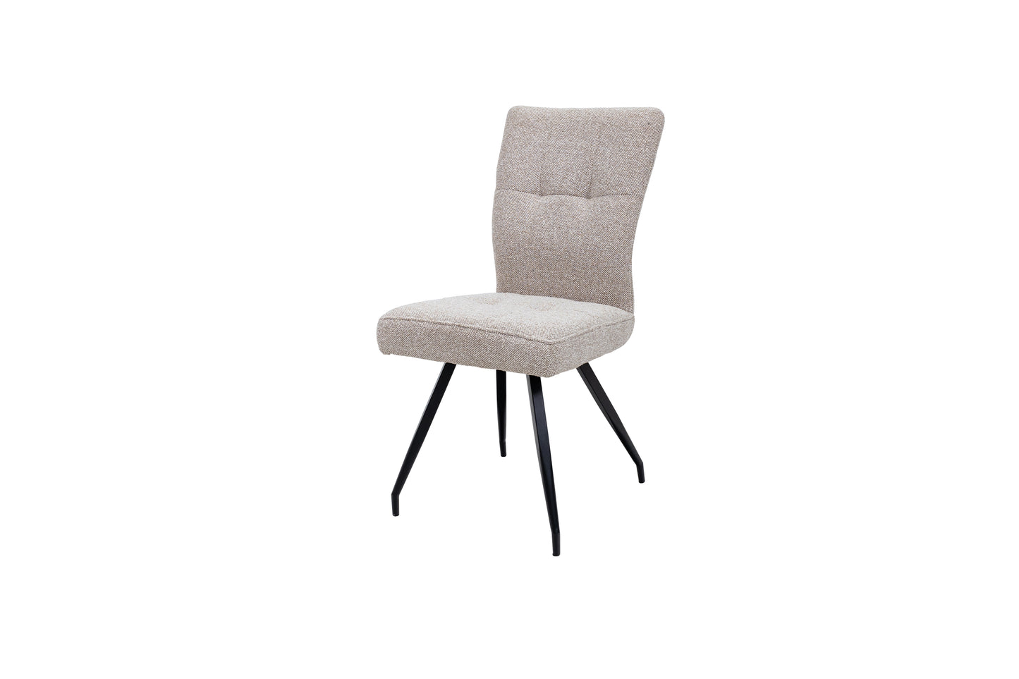 Elmstead 1.8m Medium Elm Veneer Table Set + 6x Carter Fabric Dining Chairs