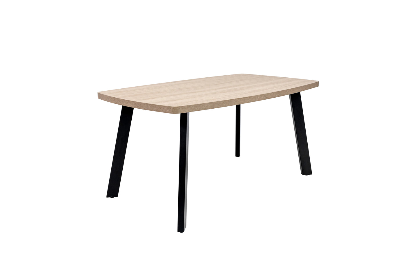 Willow 1.2m Light Oak Dining Table Set + Windsor Mocha Fabric Dining Chairs