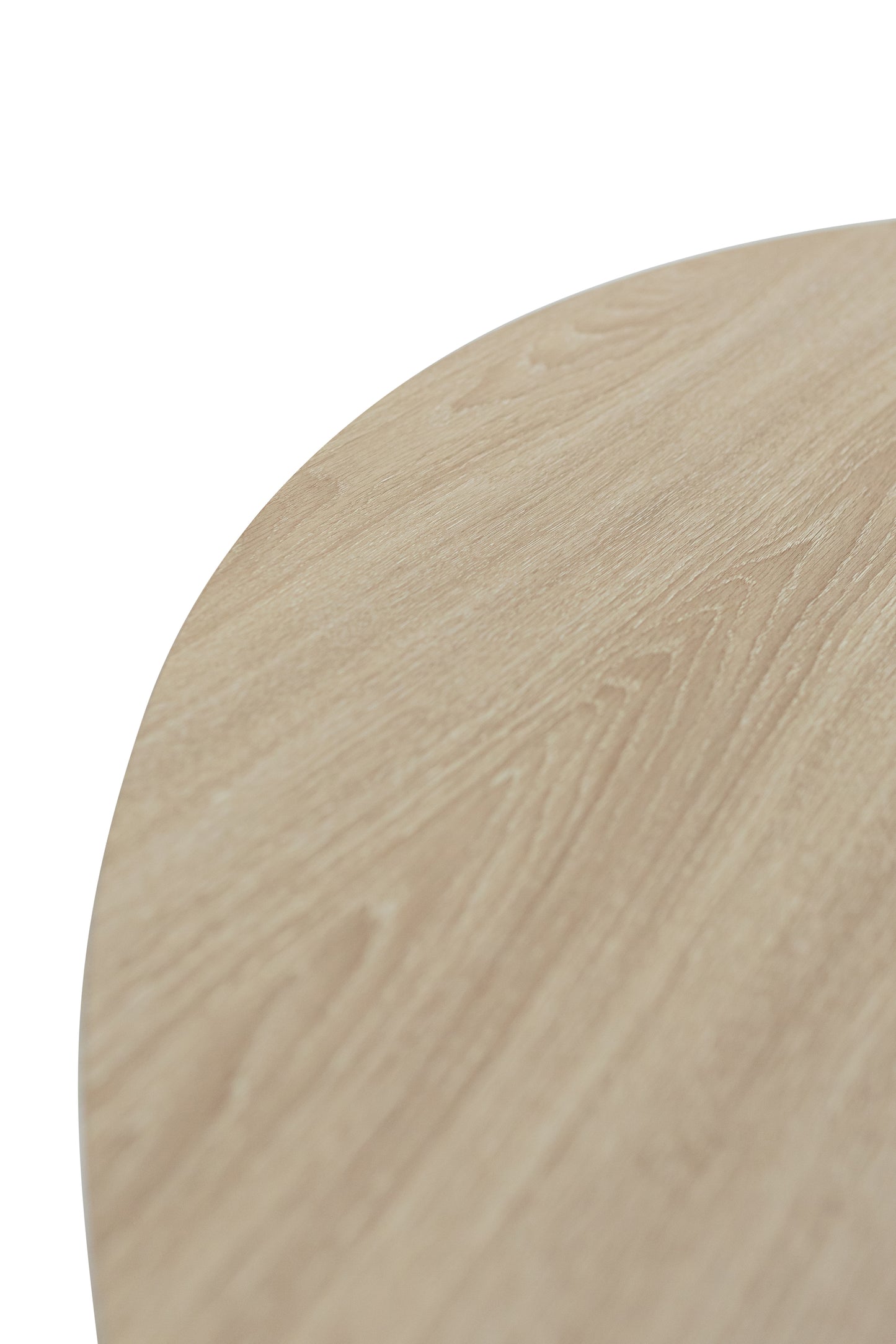 Willow 1.2m Light Oak Round Dining Table Set + Ashton Stone Fabric Dining Chairs