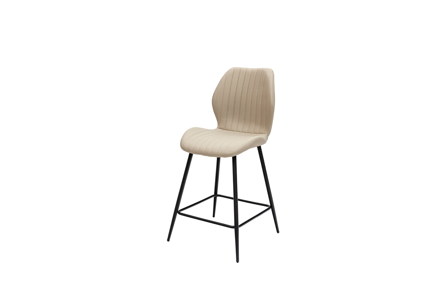 Santorini Stone Faux Leather Bar Stool