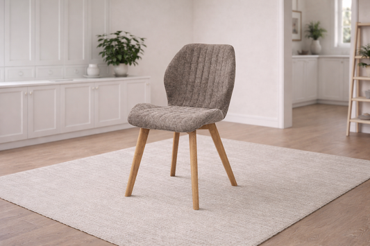 Windsor Mocha Fabric Dining Chair