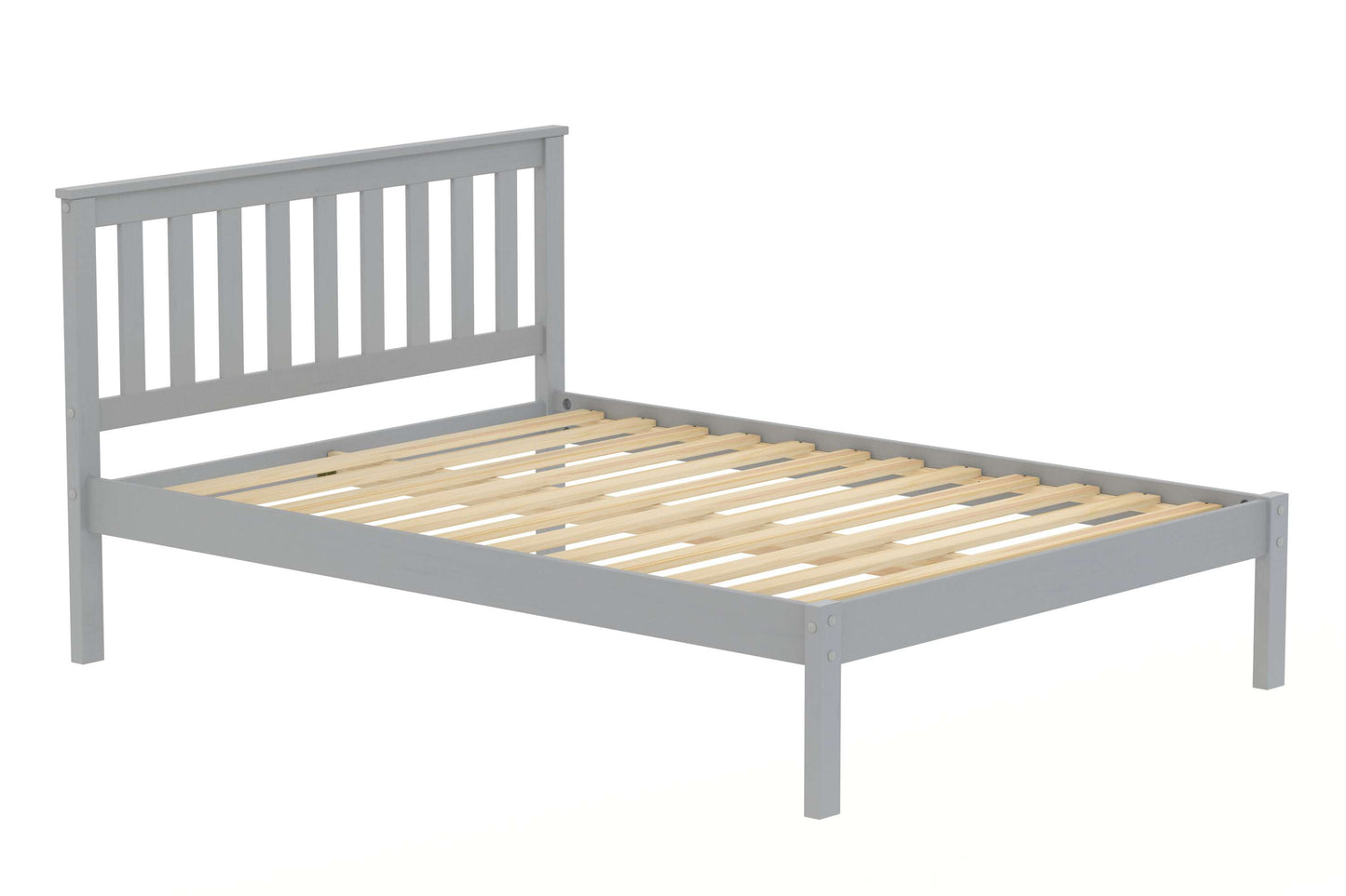 Denver Grey Wooden Bed