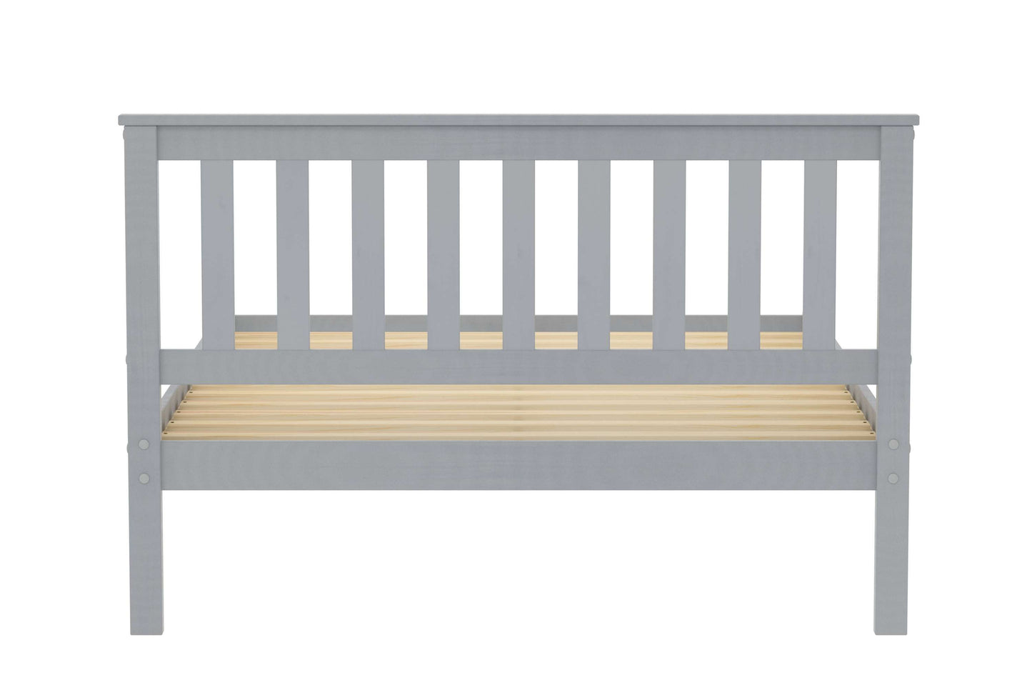 Denver Grey Wooden Bed