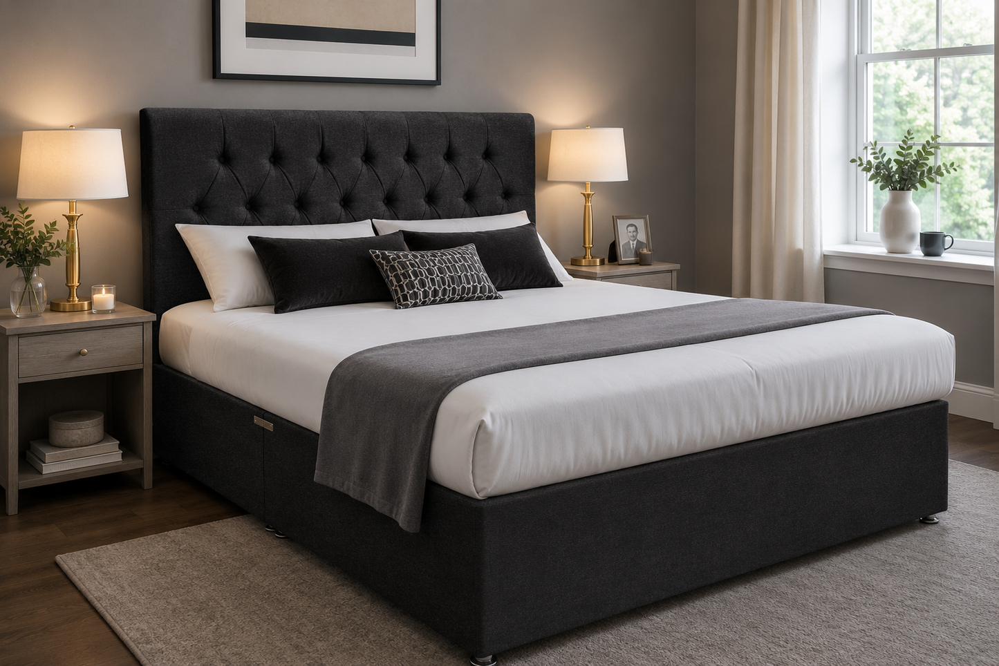 Divan Bedframe - Chesterfield Bed No.4