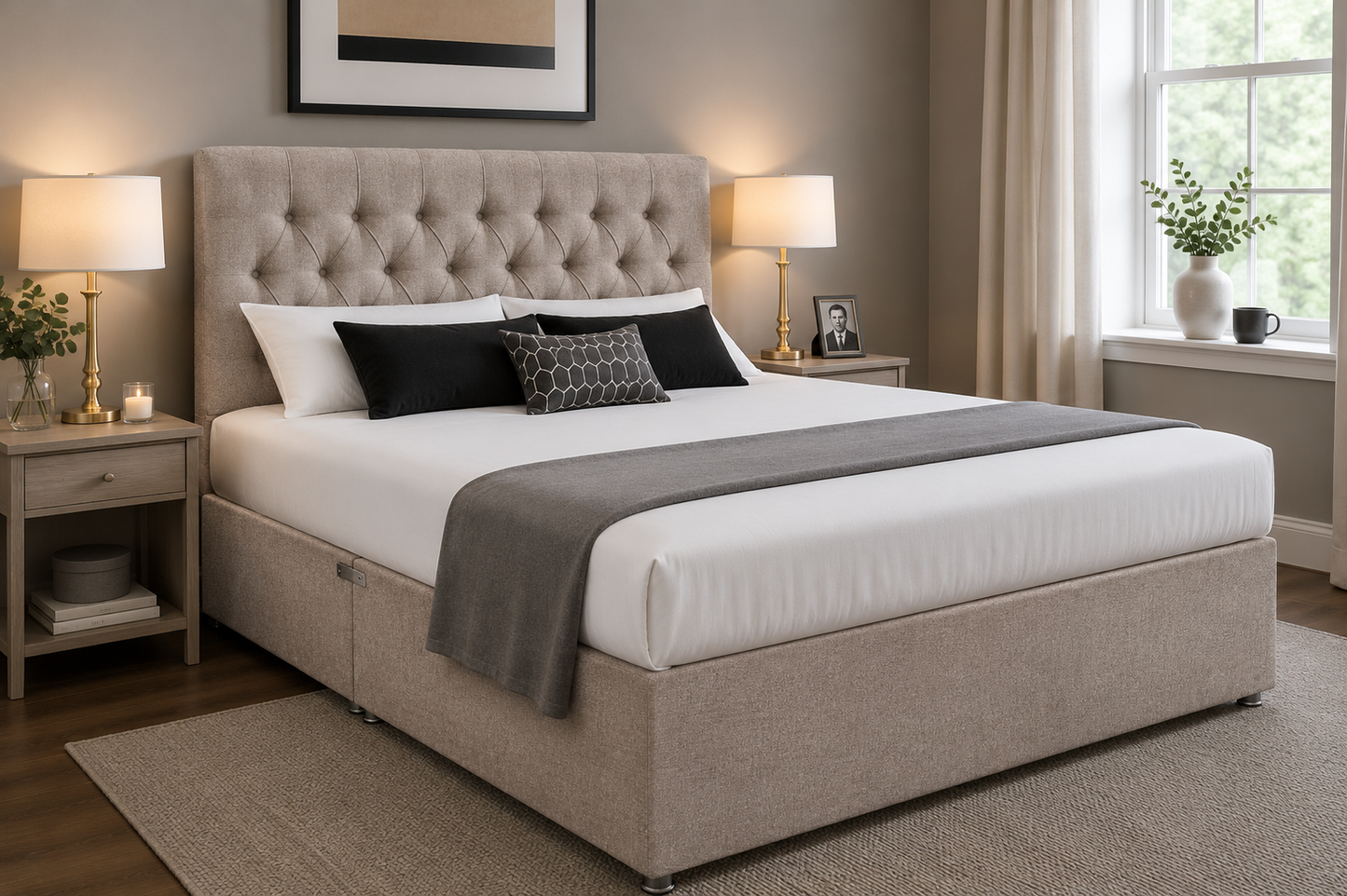 Divan Bedframe - Chesterfield Bed No.13