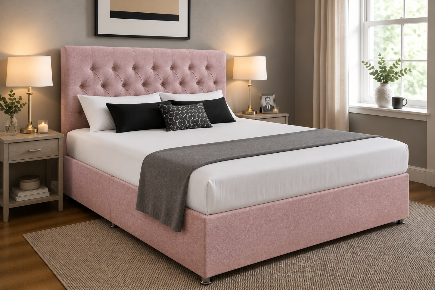 Divan Bedframe - Chesterfield Bed No.24
