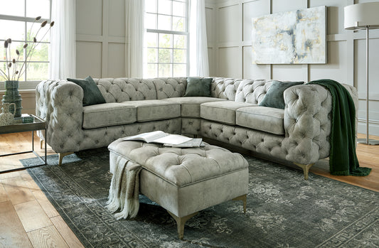 Dakota Fabric Corner Sofas