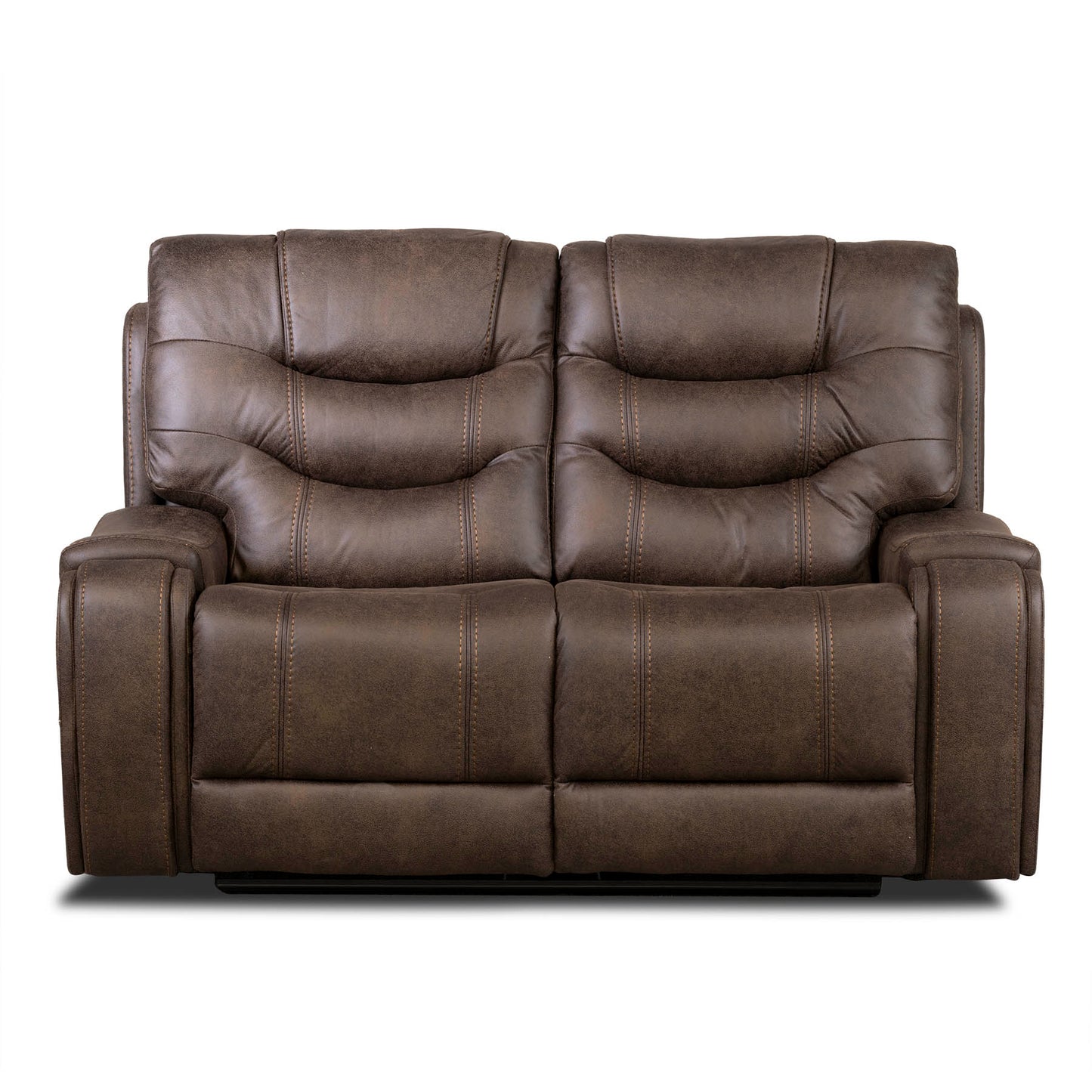 Dexter Recliner Sofas - Brown Fabric