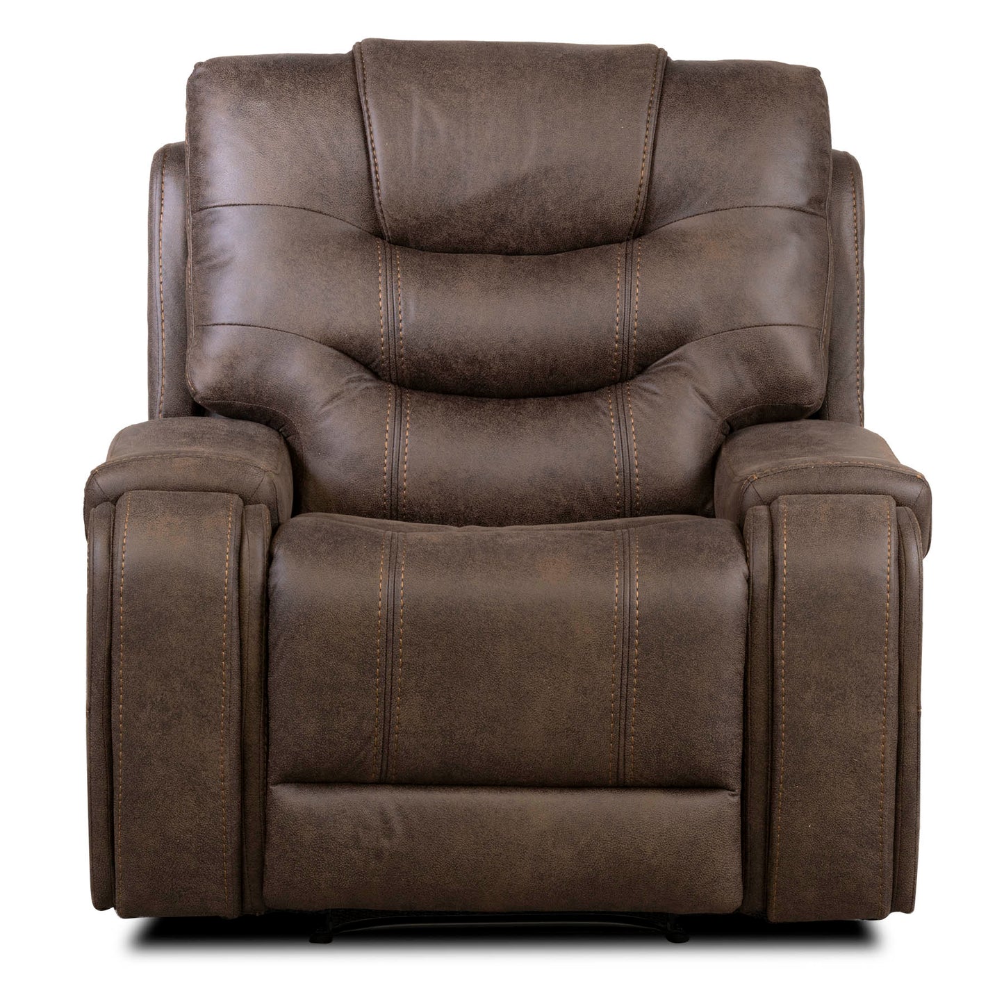 Dexter Recliner Sofas - Brown Fabric