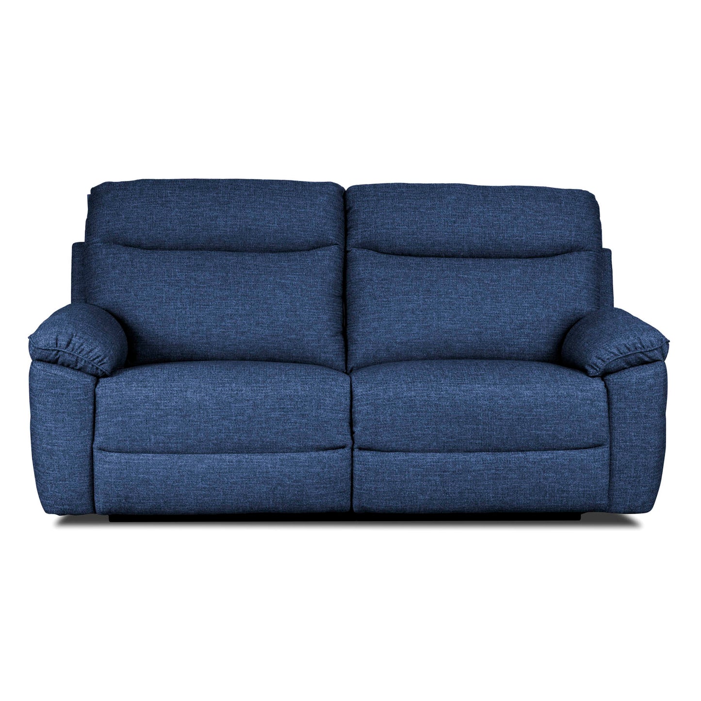 Dunluce Recliner Sofas - Dark Blue Fabric