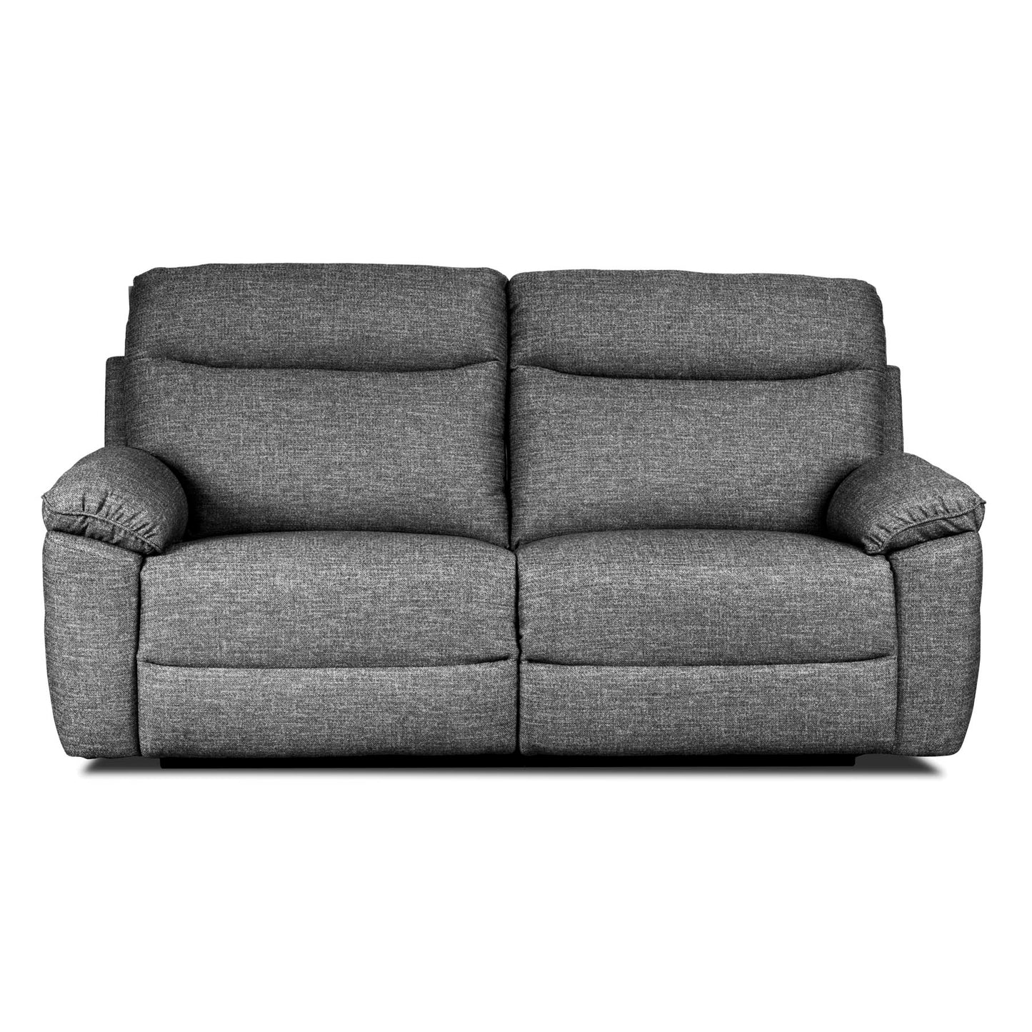 Dunluce Recliner Sofas - Dark Grey Fabric