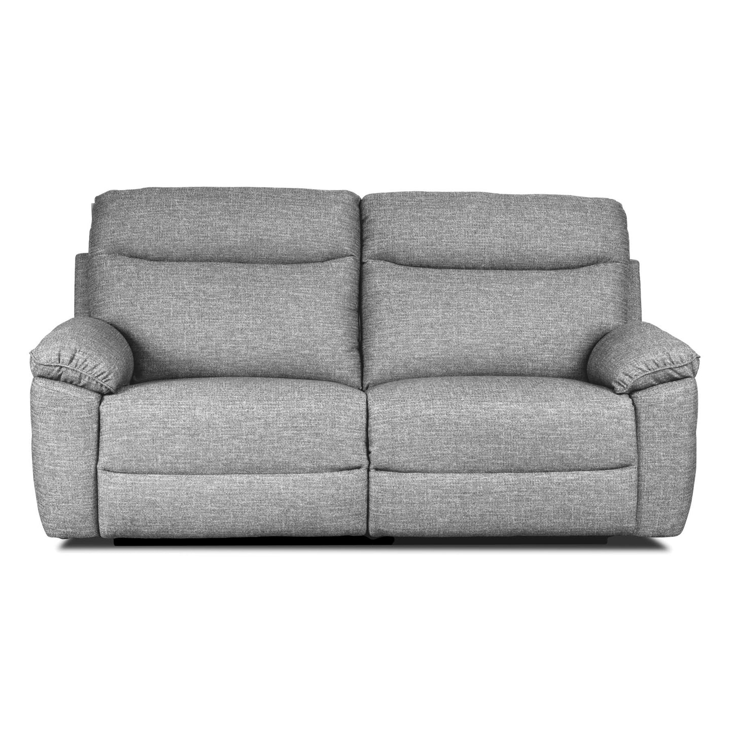 Dunluce Recliner Sofas - Light Grey Fabric