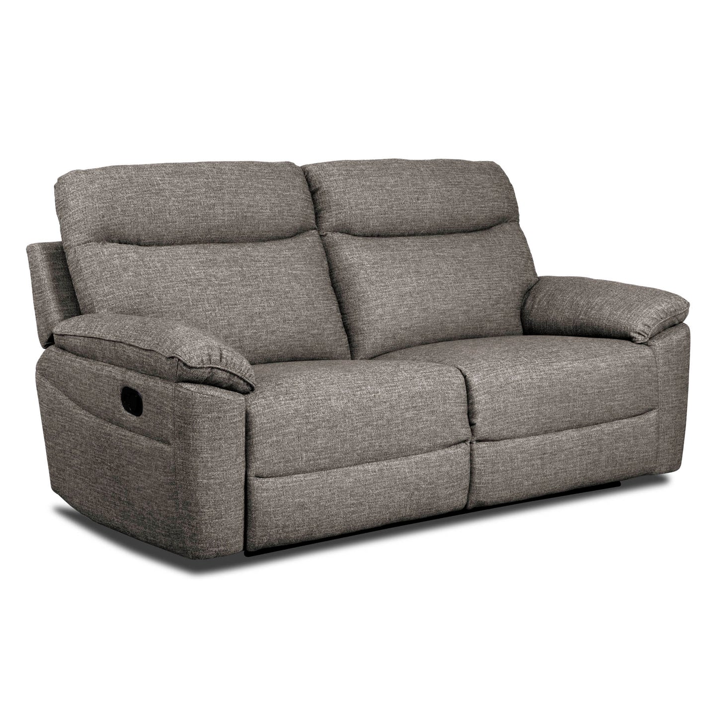 Dunluce Recliner Sofas - Brown Fabric