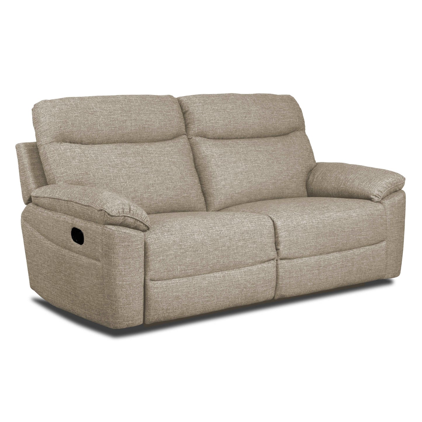 Dunluce Recliner Sofas - Oatmeal Fabric