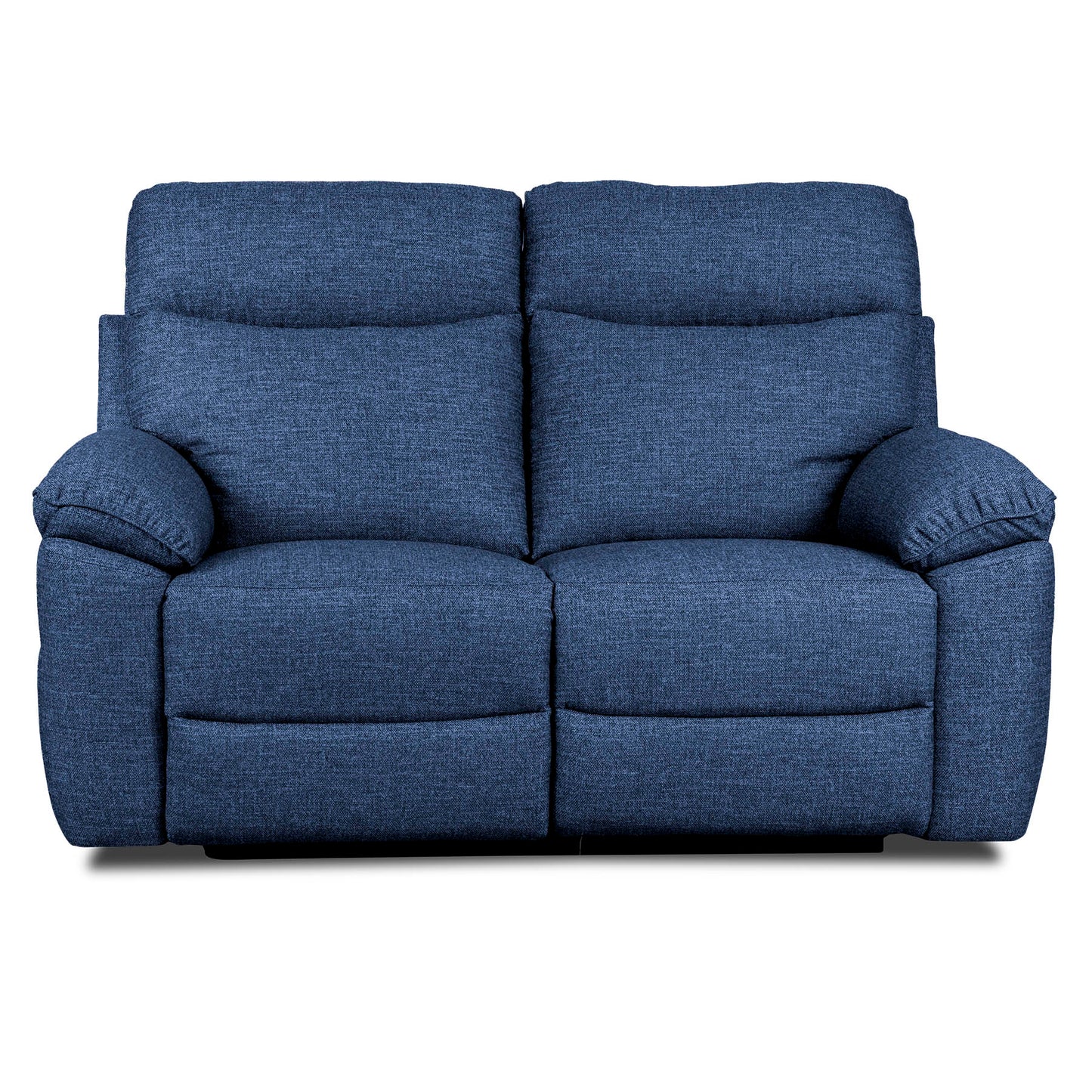 Dunluce Recliner Sofas - Dark Blue Fabric