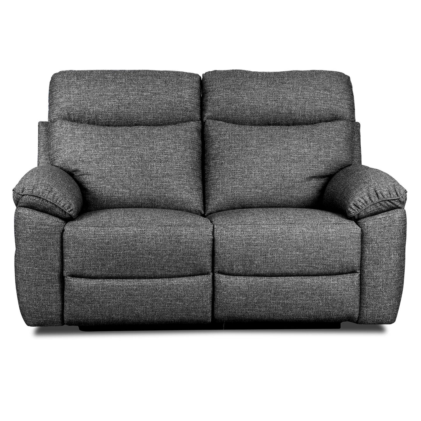 Dunluce Recliner Sofas - Dark Grey Fabric