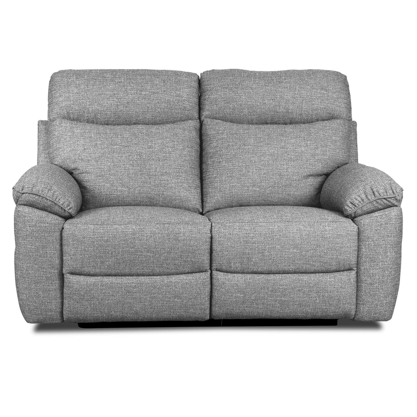 Dunluce Recliner Sofas - Light Grey Fabric