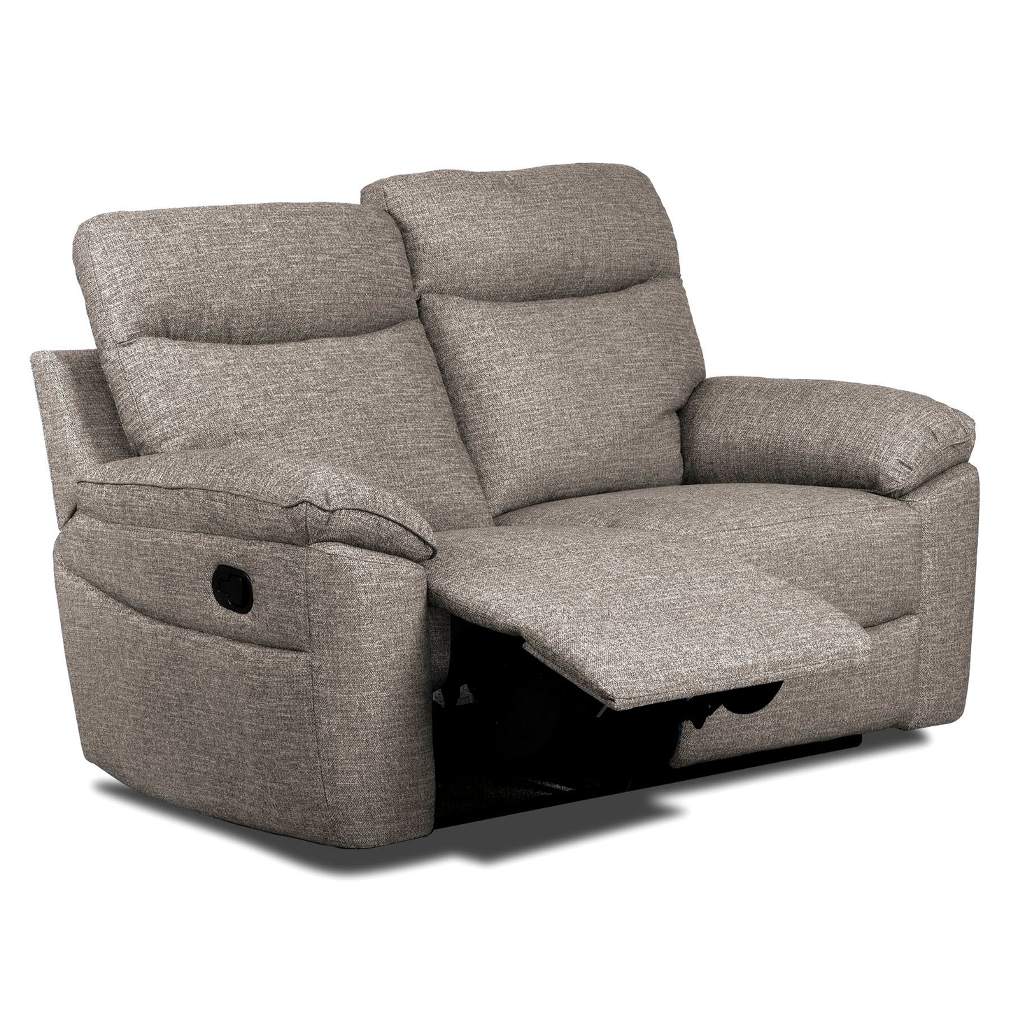 Dunluce Recliner Sofas - Brown Fabric