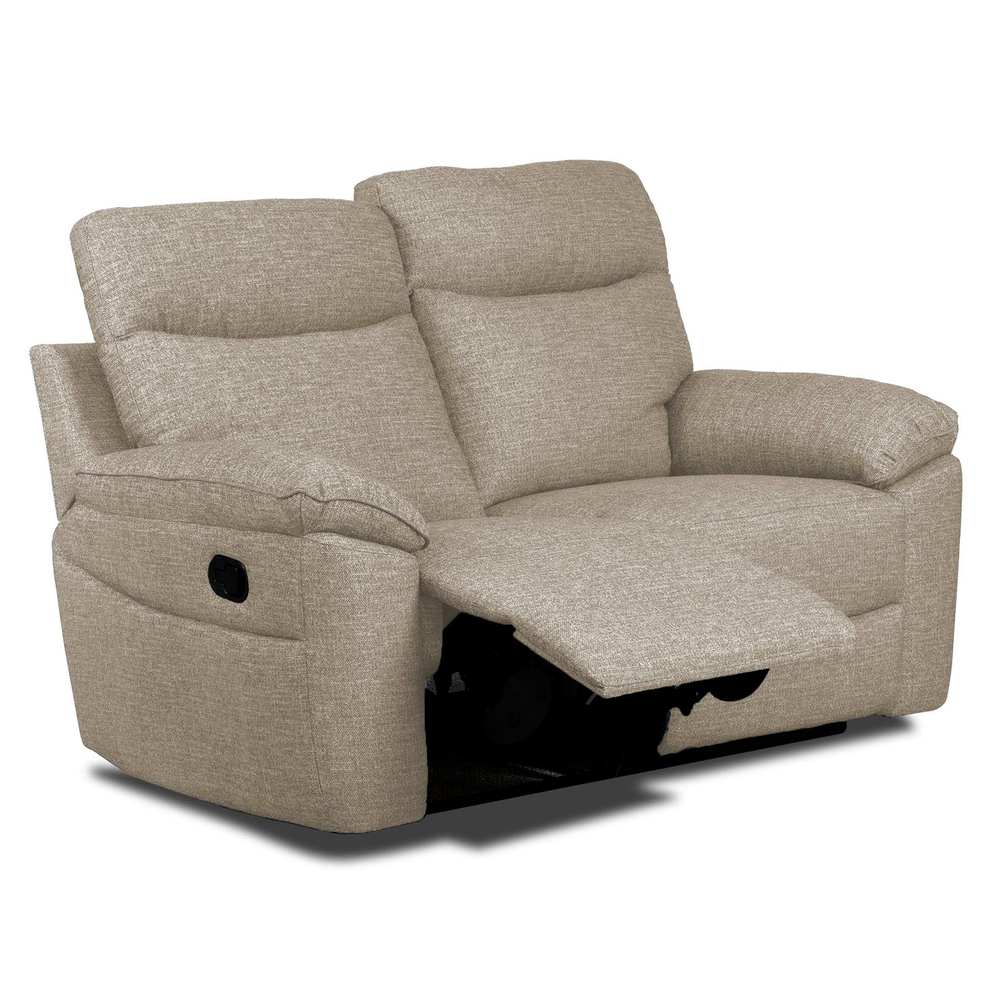 Dunluce Recliner Sofas - Oatmeal Fabric
