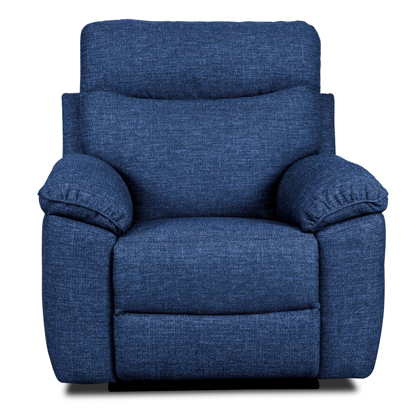 Dunluce Recliner Sofas - Dark Blue Fabric
