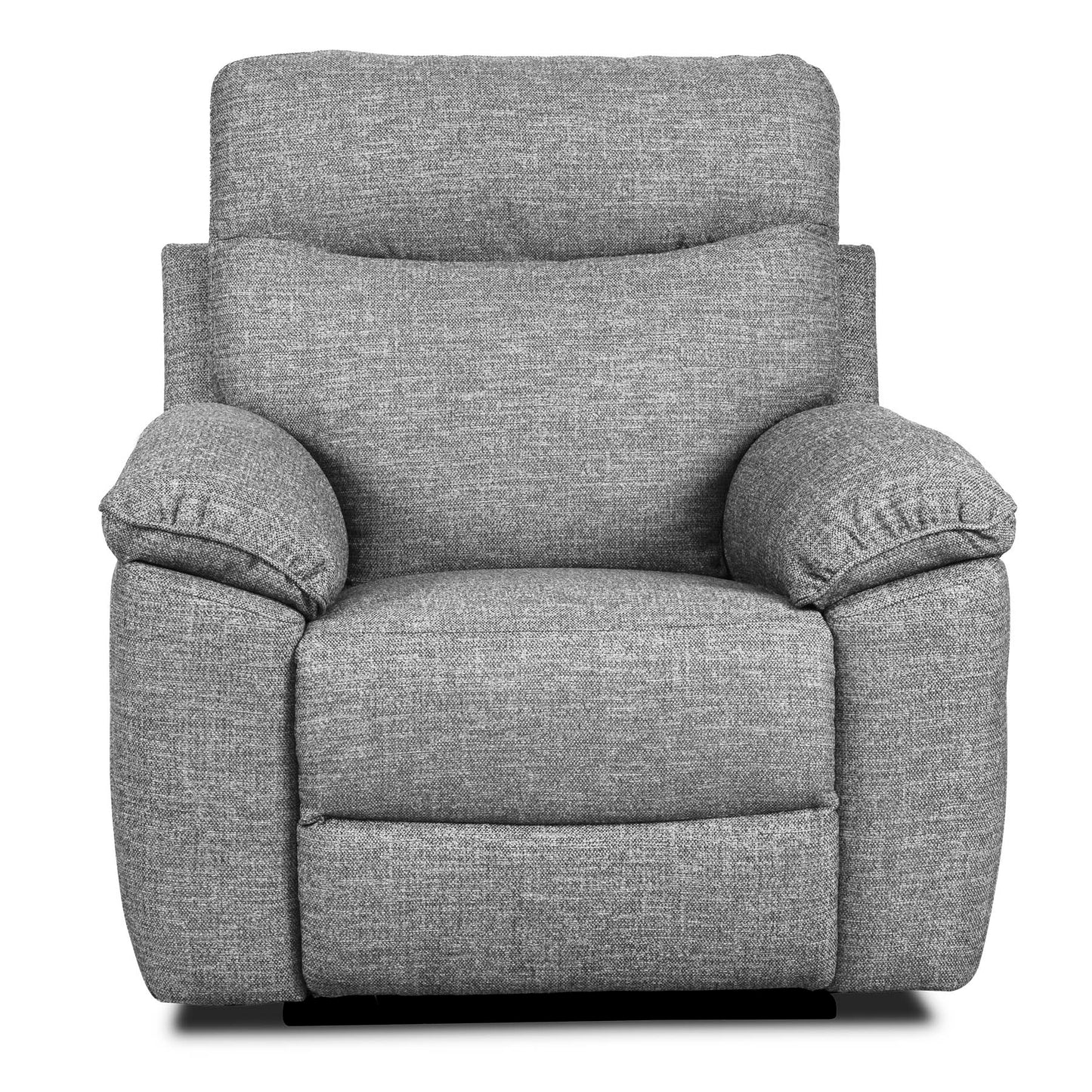 Dunluce Recliner Sofas - Light Grey Fabric