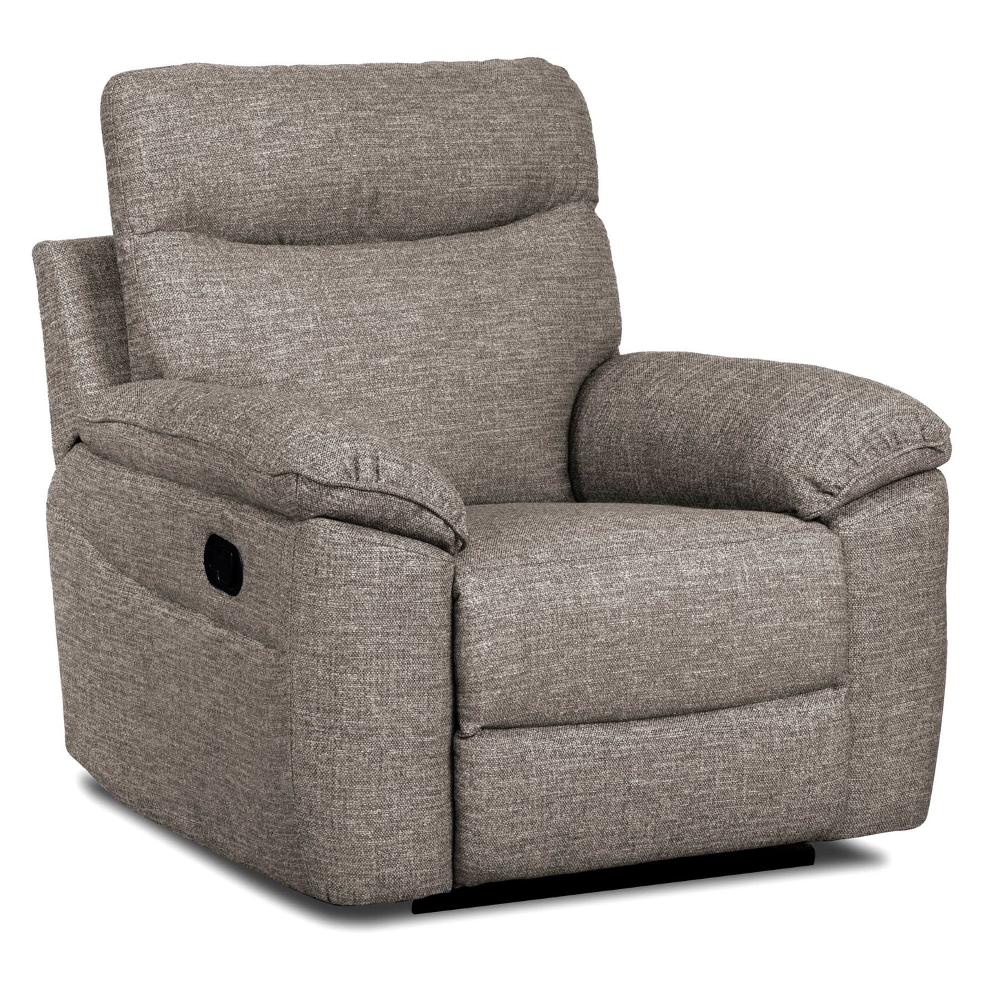 Dunluce Recliner Sofas - Brown Fabric