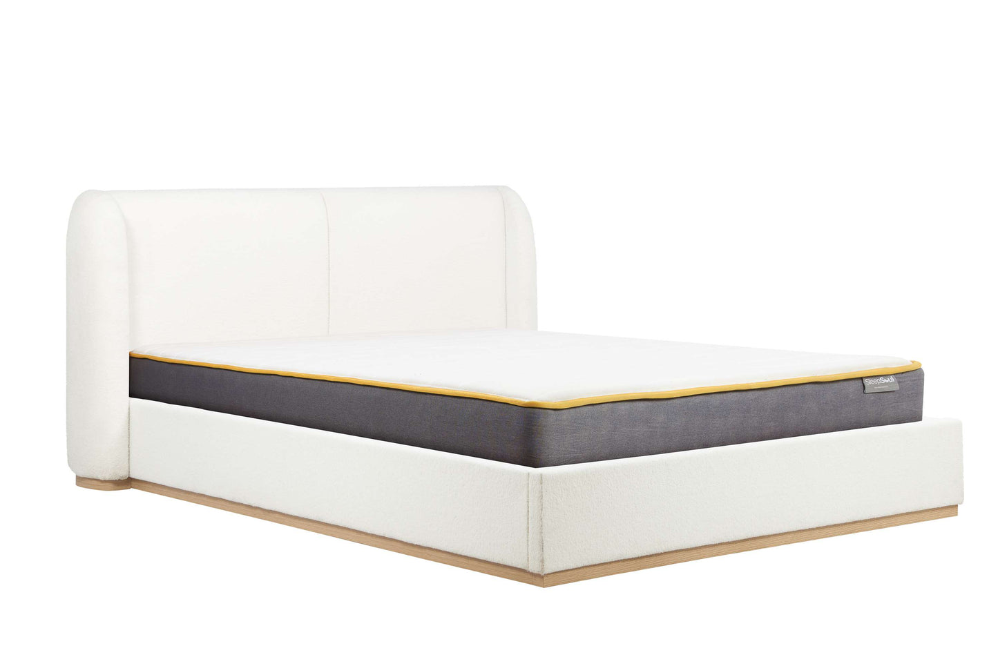 Eden Bouclé Fabric Bed