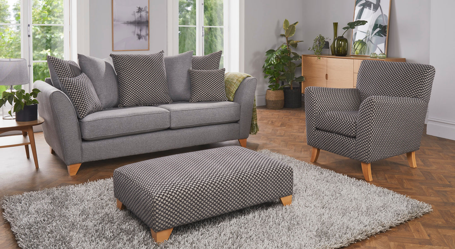 Eclipse Fabric 3 Seater Sofas