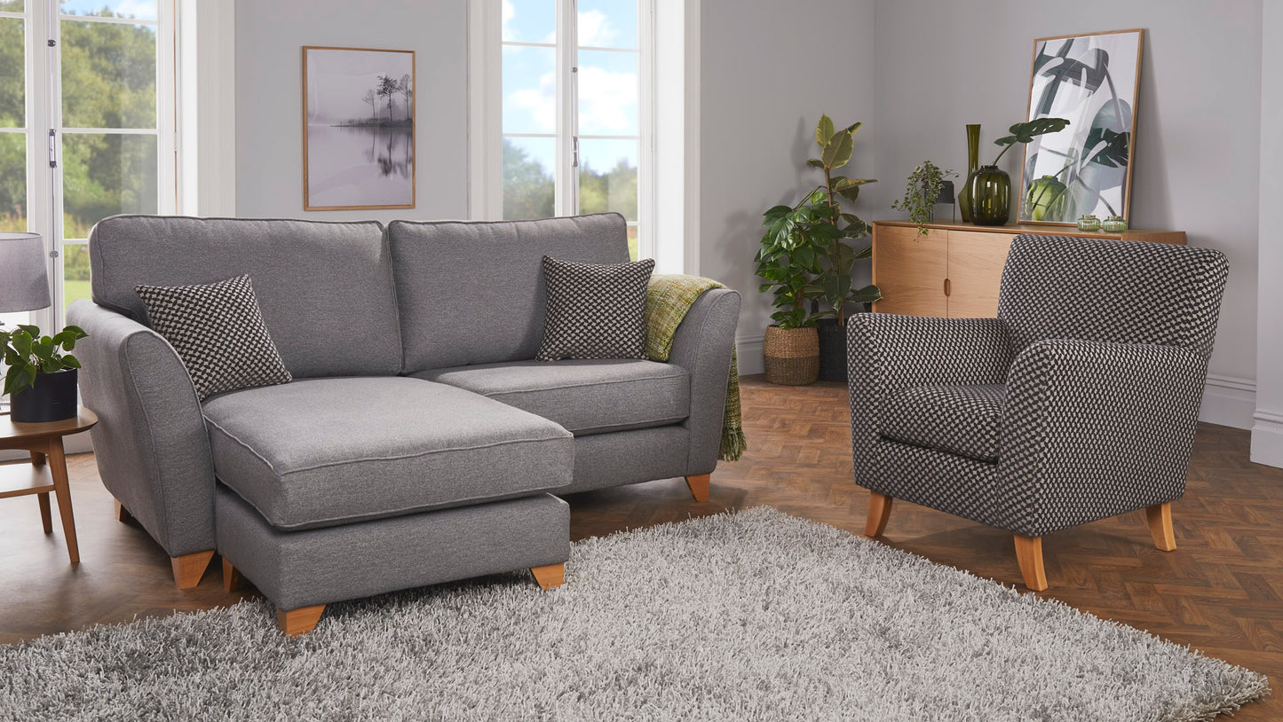 Eclipse Fabric Corner Sofas