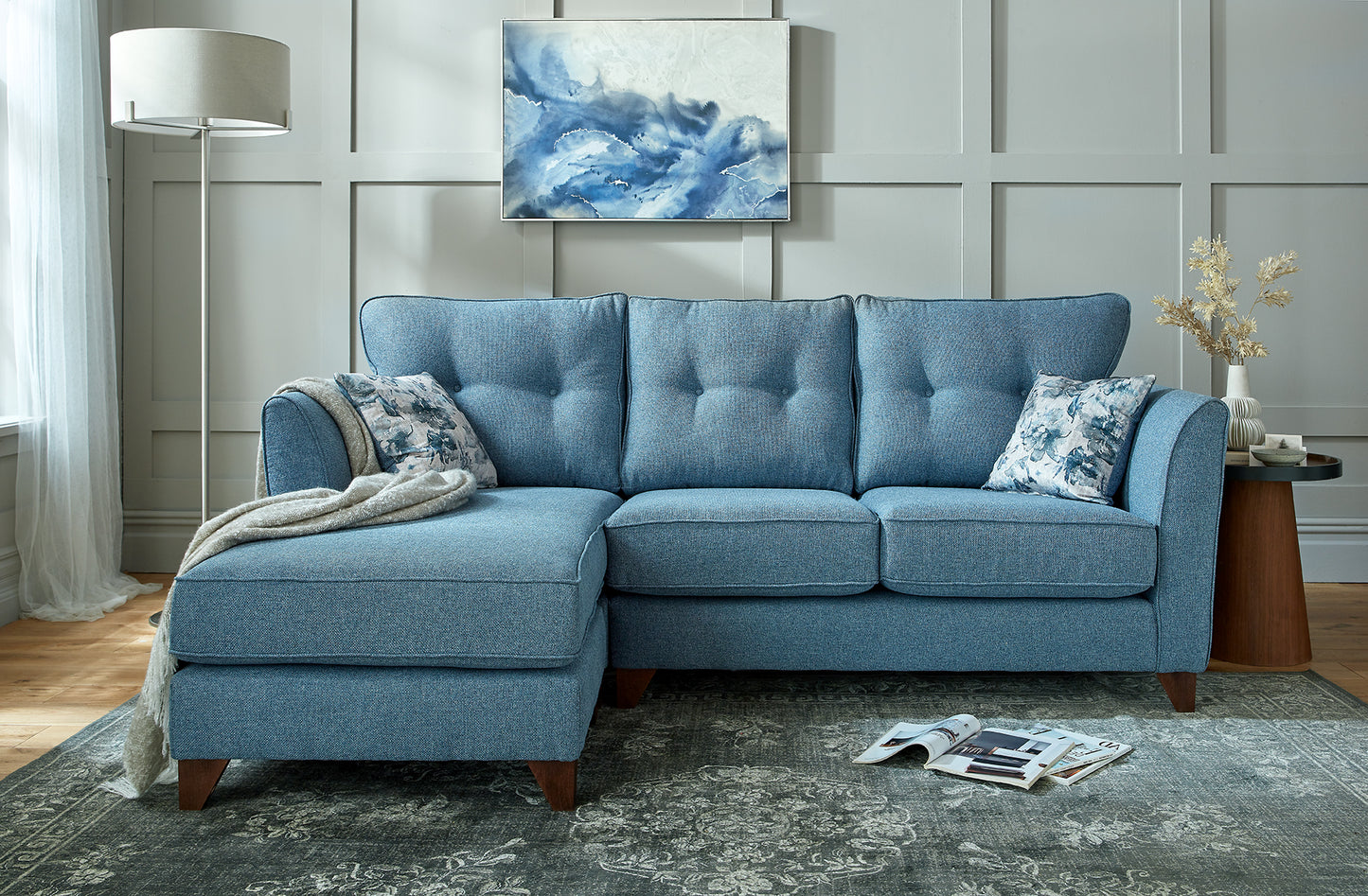 Eclipse Fabric Corner Sofas