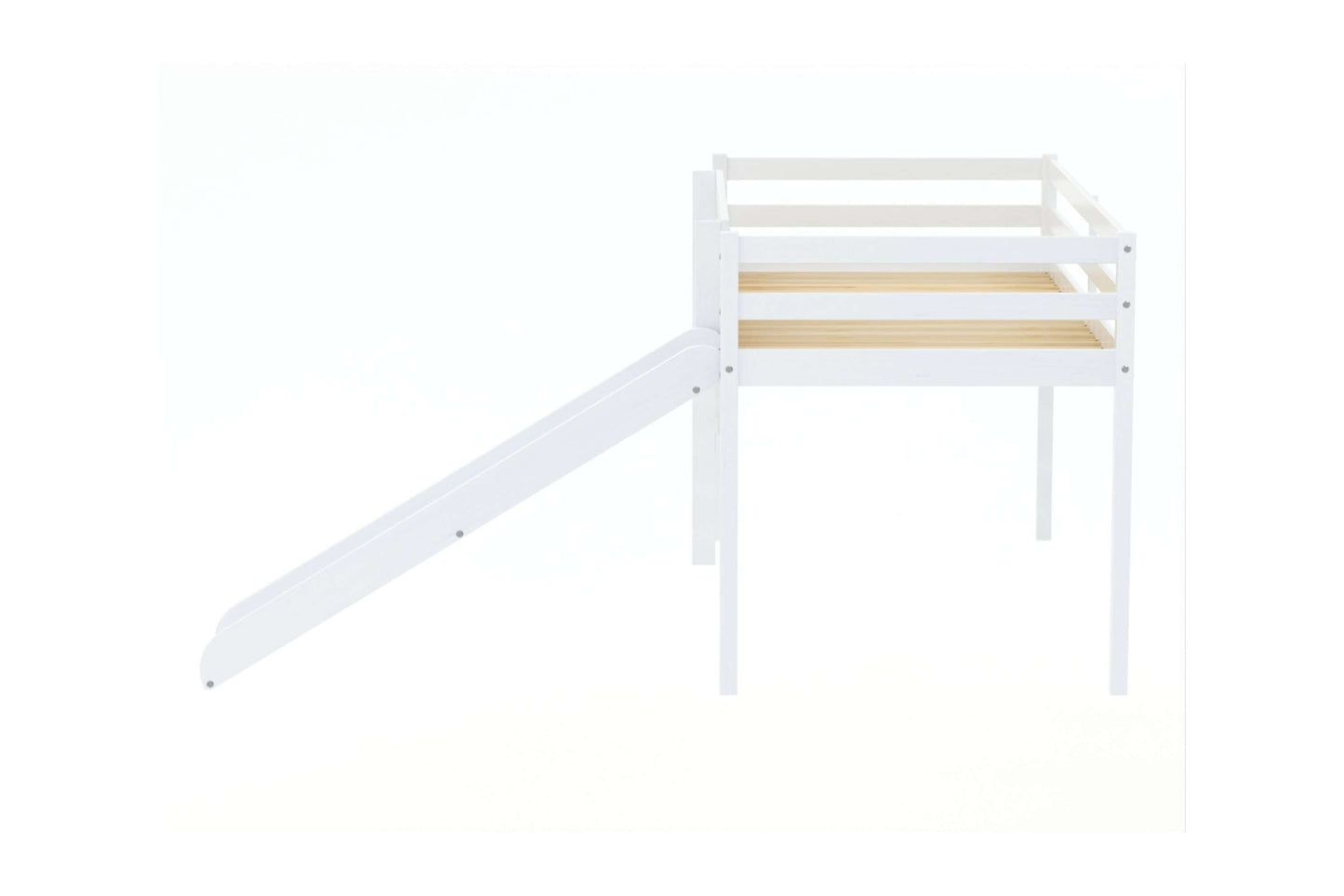 Frankie White Midi Sleeper With Slide