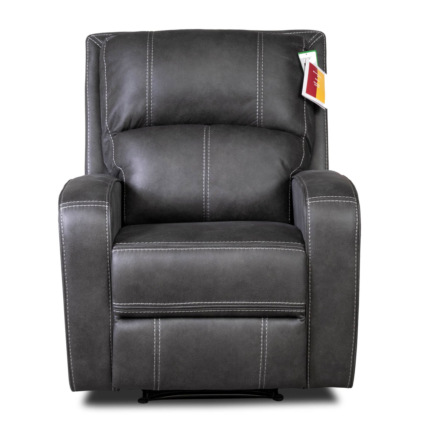 Galway Recliner Sofas - Gunmetal Grey Fabric