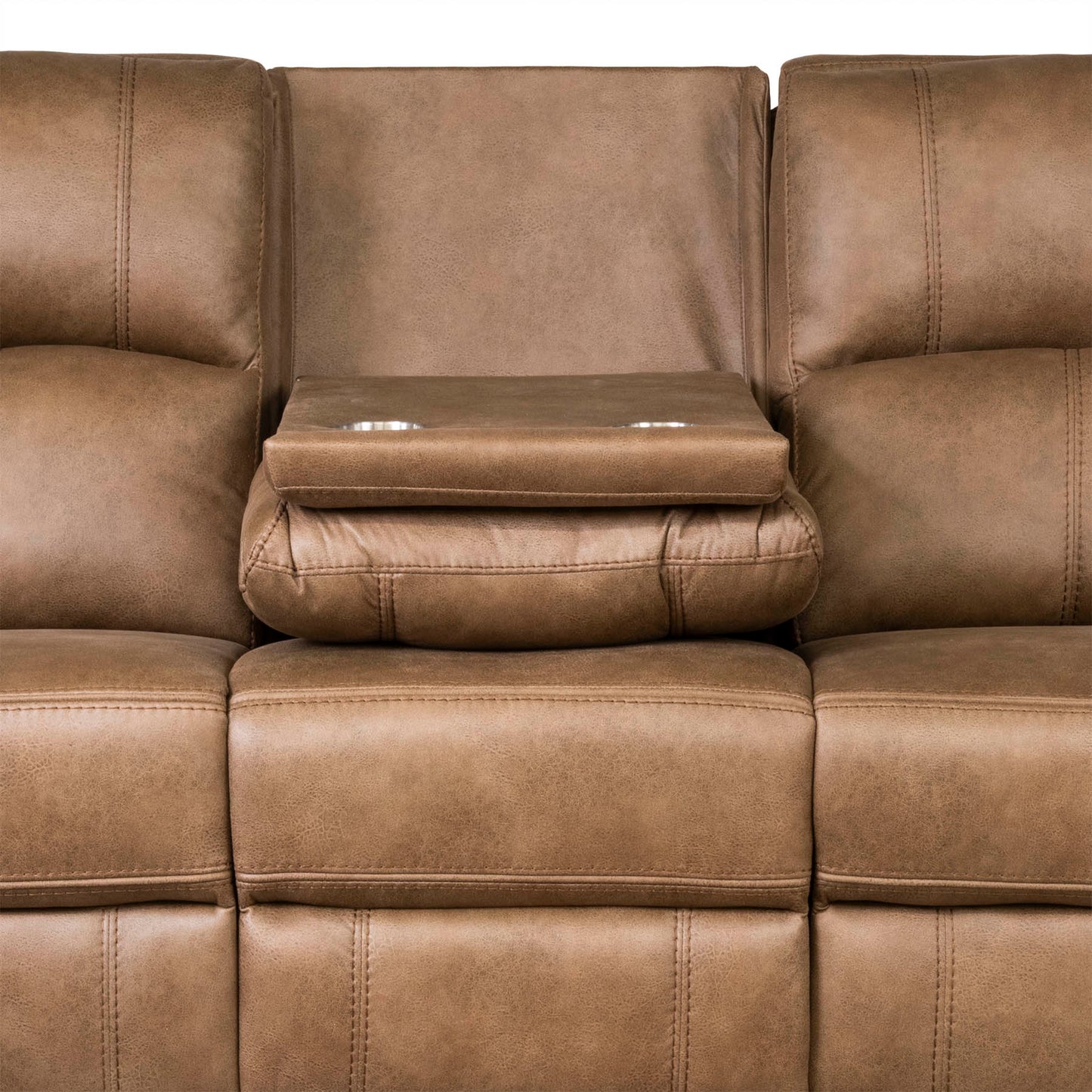 Galway Recliner Corner Sofas - Tan Fabric