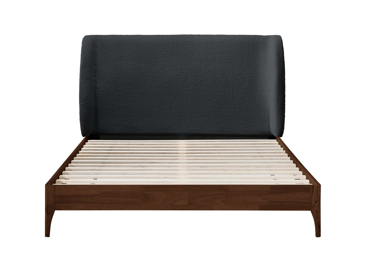 Halfden Grey Fabric Bed