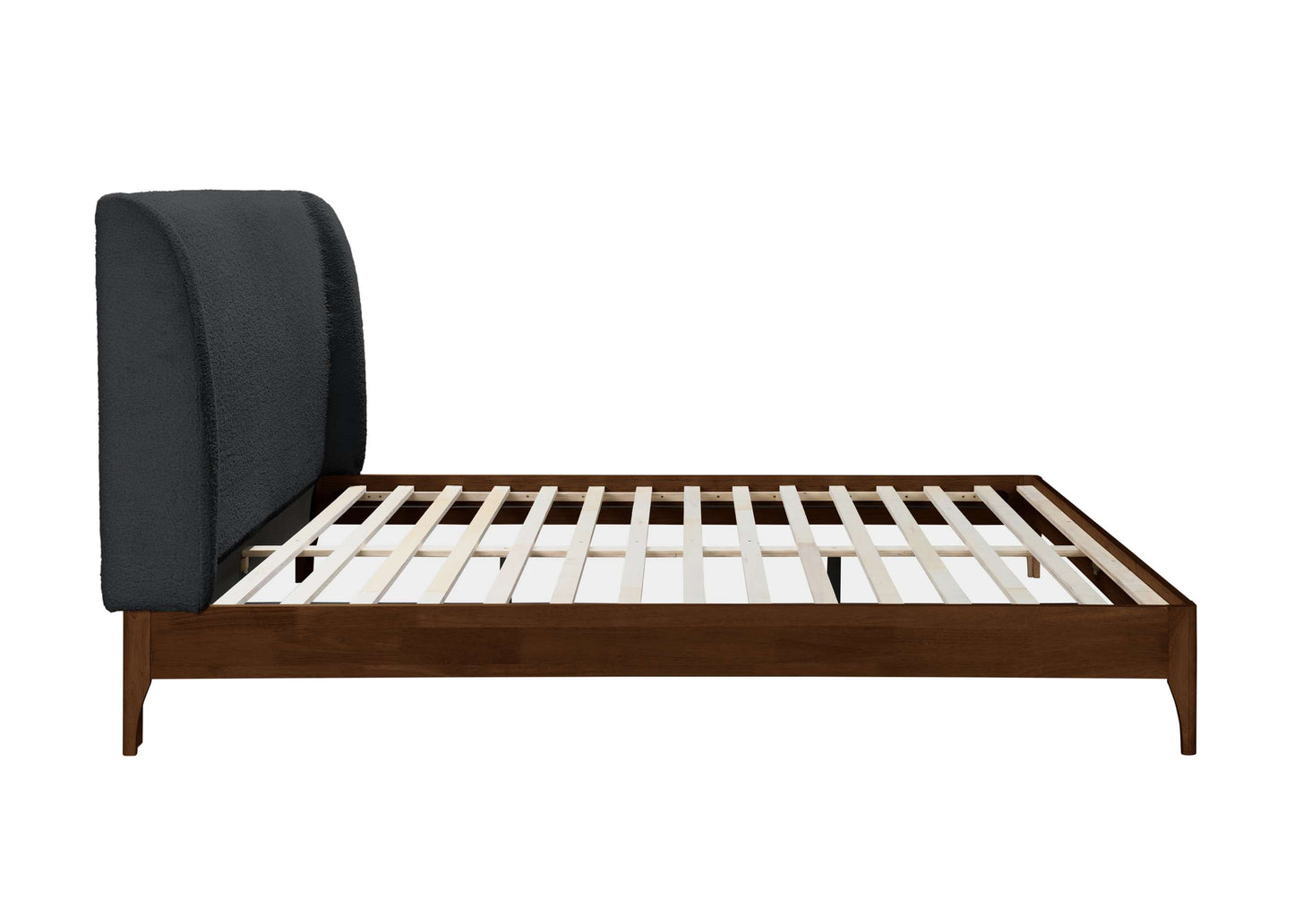 Halfden Grey Fabric Bed