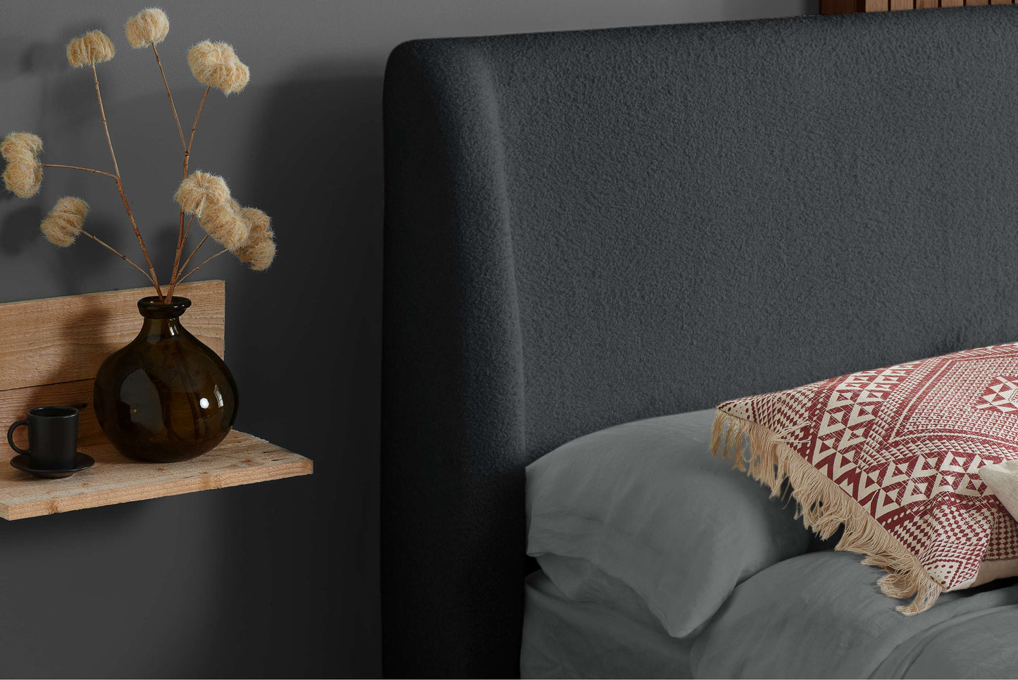 Halfden Grey Ottoman Storage Bed