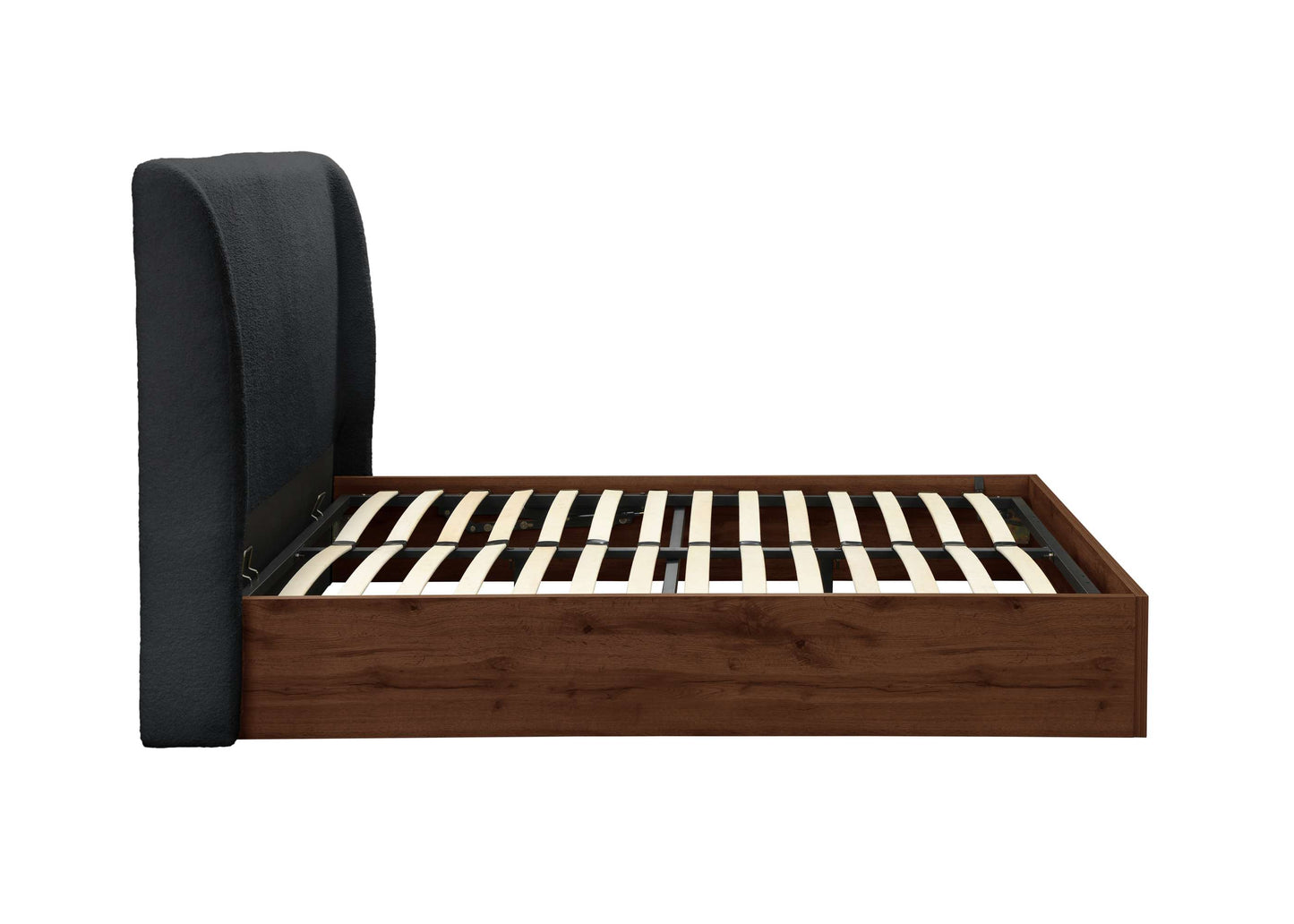 Halfden Grey Ottoman Storage Bed