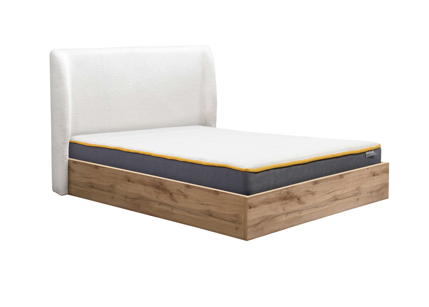 Halfden White Ottoman Storage Bed
