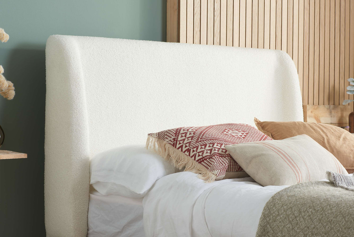Halfden White Ottoman Storage Bed