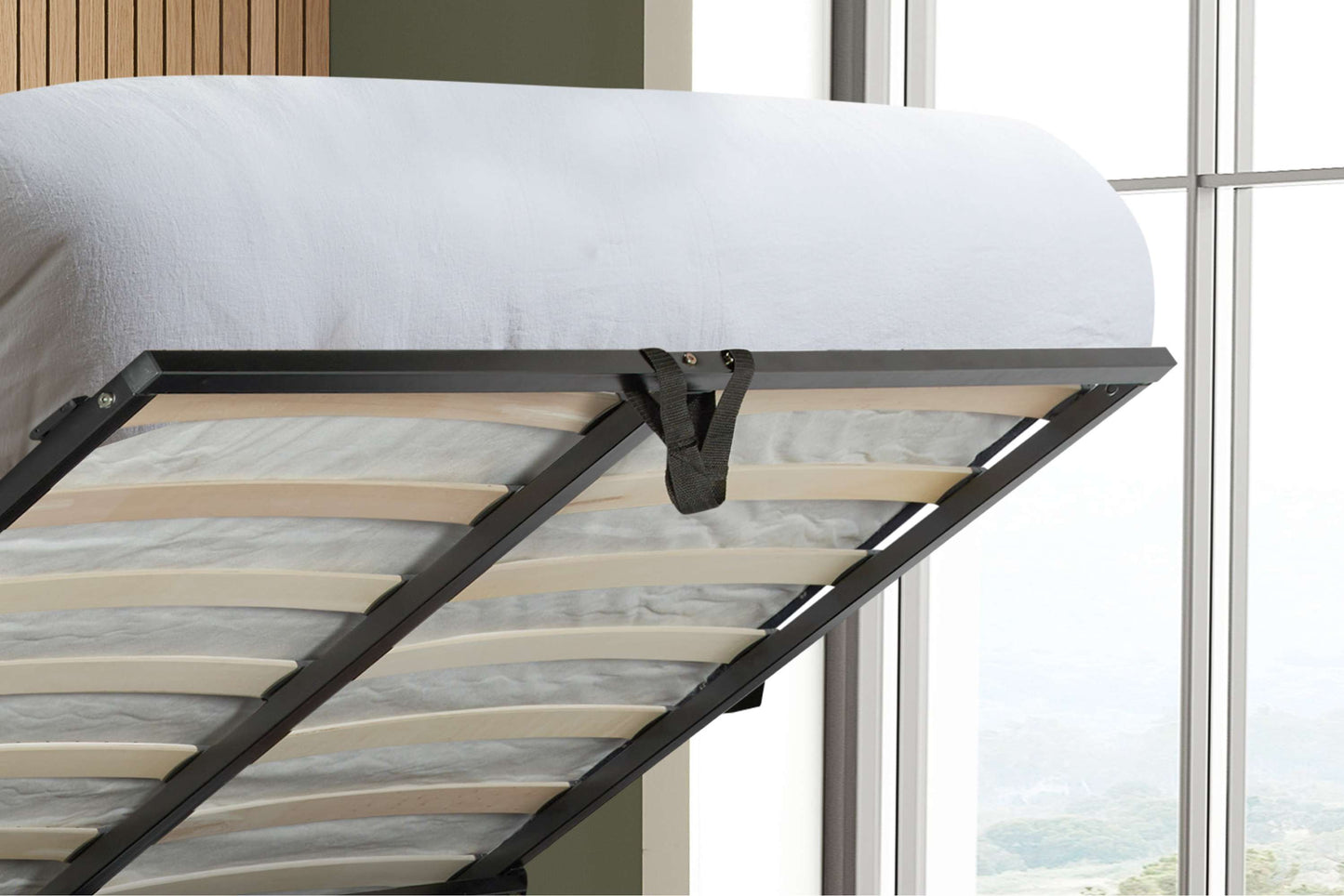 Halfden White Ottoman Storage Bed
