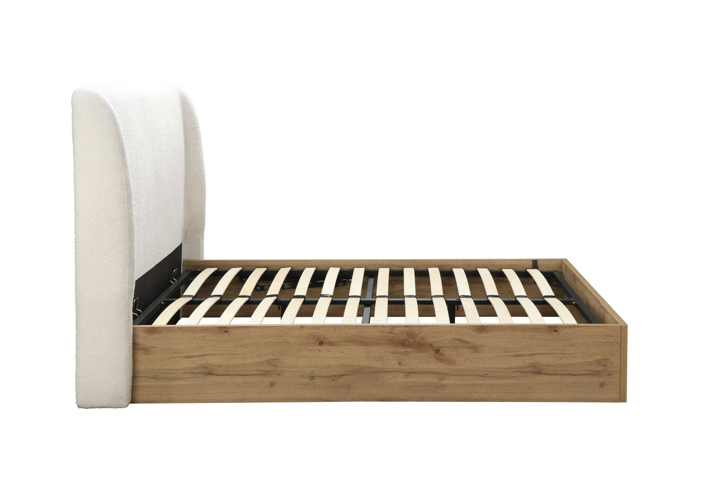 Halfden White Ottoman Storage Bed