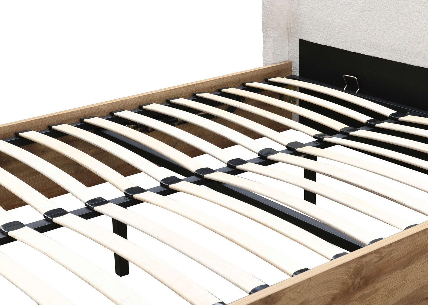 Halfden White Ottoman Storage Bed