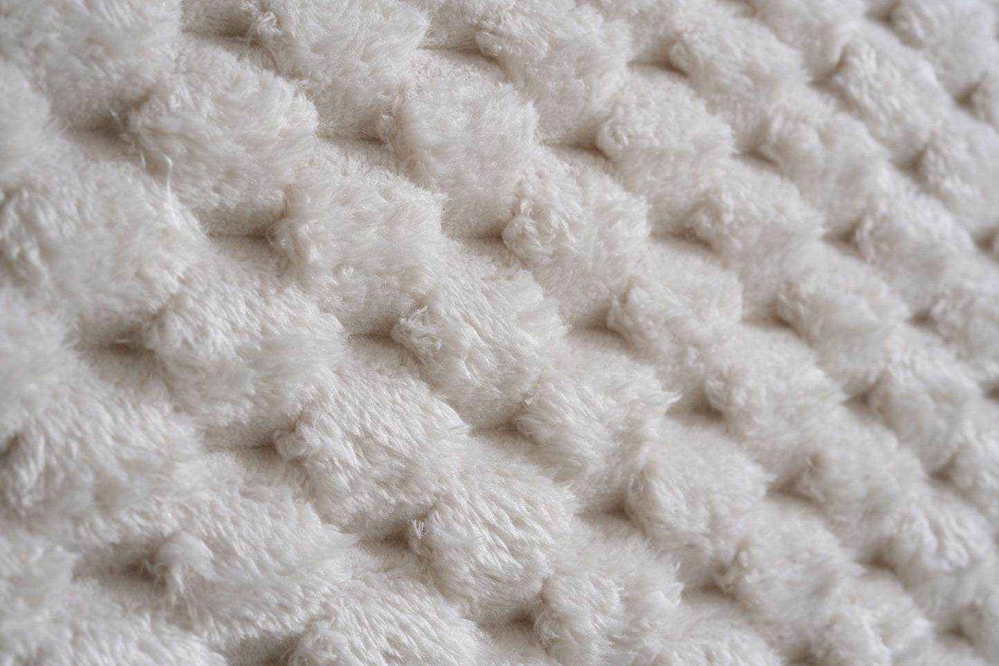 Hatti Faux Fur Wooden Bed